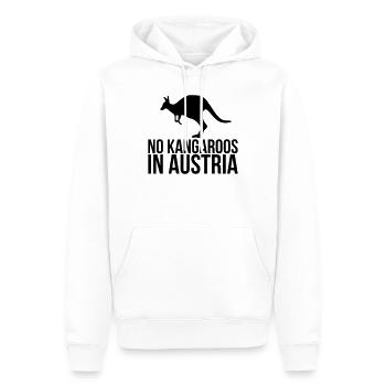 Autriche - Sweat à capuche Premium bio Homme - blanc - Devant - Nico (187cm)