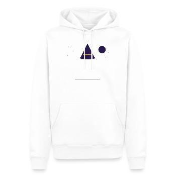 Mondschein Hexenhut Magie - Männer Premium Bio Hoodie - Weiß - Vorne - Nico (187cm)