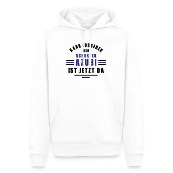 Azubi Schuster Lehre Ausbildung Schusterausbildung - Männer Premium Bio Hoodie - Weiß - Vorne - Nico (187cm)