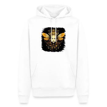 nature bumble bee funny beehive birthday present - Männer Premium Bio Hoodie - Weiß - Vorne - Nico (187cm)