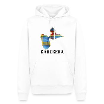 Guadeloupe Madras Antillen Karukera - Männer Premium Bio Hoodie - Weiß - Vorne - Nico (187cm)
