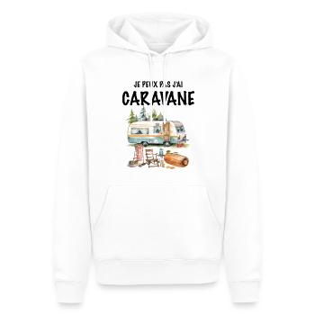 Mann Camping Wohnwagen Wandern Papa Opa Tonton - Männer Premium Bio Hoodie - Weiß - Vorne - Nico (187cm)