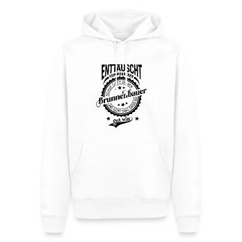 Lustiger Spruch für Beruf Brunnenbauer - Männer Premium Bio Hoodie - Weiß - Vorne - Nico (187cm)