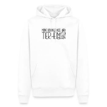 Tierschutz Hund Meine Lieblingsrasse Tierheim - Männer Premium Bio Hoodie - Weiß - Vorne - Nico (187cm)