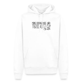 Tierheim Hund Meine Lieblingsrasse Tierschutz - Männer Premium Bio Hoodie - Weiß - Vorne - Nico (187cm)