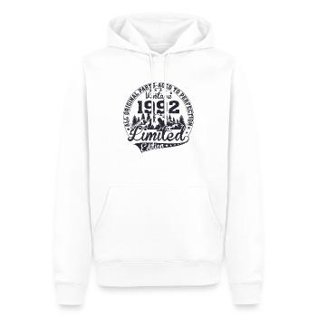 30. Geburtstag Jahrgang 1992 Original Classic 1992 - Männer Premium Bio Hoodie - Weiß - Vorne - Nico (187cm)