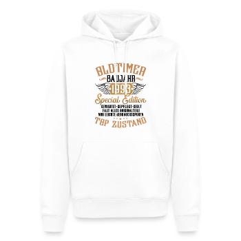 Oldtimer 1993 2023 30. Geburtstag Geschenk Herren - Männer Premium Bio Hoodie - Weiß - Vorne - Nico (187cm)