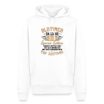 Oldtimer Special Edition Modell 2005 Geburtstag - Männer Premium Bio Hoodie - Weiß - Vorne - Nico (187cm)