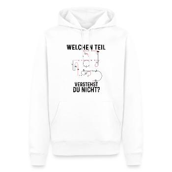 Kunstflug Aresti Figuren Rc Pilot - Männer Premium Bio Hoodie - Weiß - Vorne - Nico (187cm)