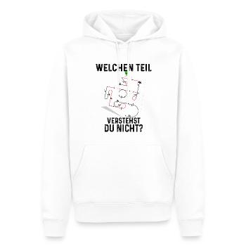 Kunstflug Aresti Figuren Rc Pilot - Männer Premium Bio Hoodie - Weiß - Vorne - Nico (187cm)