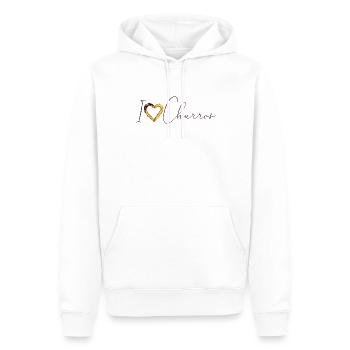 I Heart Churros Vintage Churros mexicains - Sweat à capuche Premium bio Homme - blanc - Devant - Nico (187cm)