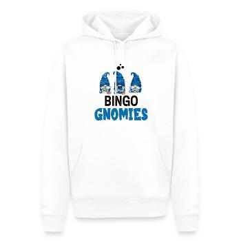 Bingo Gnomies Women Men Funny Bingo - Männer Premium Bio Hoodie - Weiß - Vorne - Nico (187cm)