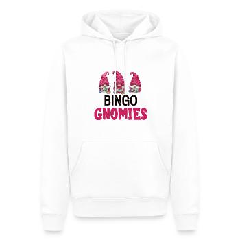 Bingo Gnomies Women Men Funny Bingo - Männer Premium Bio Hoodie - Weiß - Vorne - Nico (187cm)