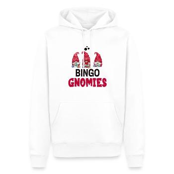 Bingo Gnomies Women Men Funny Bingo - Männer Premium Bio Hoodie - Weiß - Vorne - Nico (187cm)