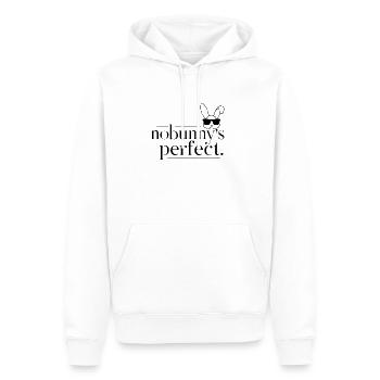 Hase "Nobunny is Perfect" Witzig - Männer Premium Bio Hoodie - Weiß - Vorne - Nico (187cm)