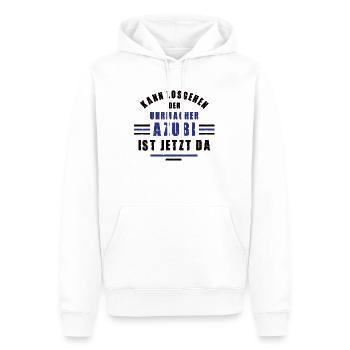 Azubi Uhrmacher Lehre Ausbildung Juwelier - Männer Premium Bio Hoodie - Weiß - Vorne - Nico (187cm)