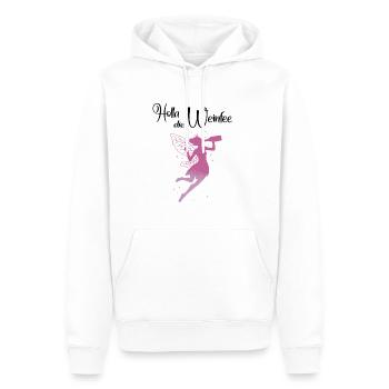 Weißwein Rotwein JGA Vino Wein - Holla die Weinfee - Männer Premium Bio Hoodie - Weiß - Vorne - Nico (187cm)