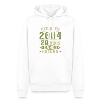 Hergestellt im Jahr 2004 20 Jahre Vintage Retro Geburtstag - Männer Premium Bio Hoodie - Weiß - Vorne - Nico (187cm)