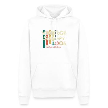 September 2006 Retro Vintage Geburtstagsgeschenk - Männer Premium Bio Hoodie - Weiß - Vorne - Nico (187cm)