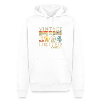 1994 Vintage Retro Geburtstagsgeschenk - Männer Premium Bio Hoodie - Weiß - Vorne - Nico (187cm)