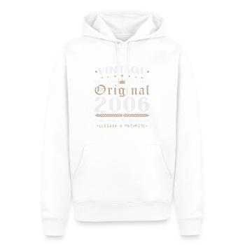 Vinatge 2006 Geburtstagsgeschenk - Männer Premium Bio Hoodie - Weiß - Vorne - Nico (187cm)