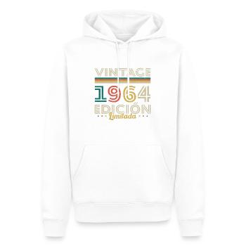 Vinatge 1964 Geburtstagsgeschenk - Männer Premium Bio Hoodie - Weiß - Vorne - Nico (187cm)