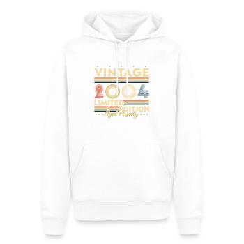 Vinatge 2004 Geburtstagsgeschenk - Männer Premium Bio Hoodie - Weiß - Vorne - Nico (187cm)