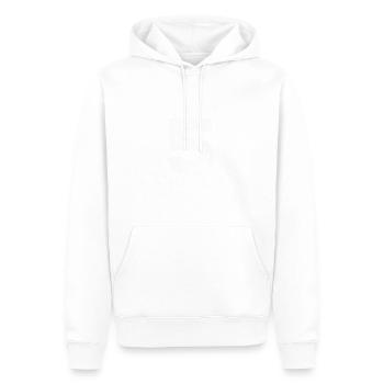 10 ans d’anniversaire cadeau fille garçon - Sweat à capuche Premium bio Homme - blanc - Devant - Nico (187cm)