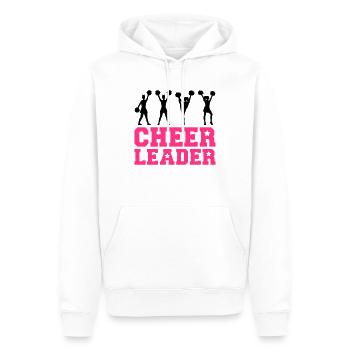 Cheerleader - Männer Premium Bio Hoodie - Weiß - Vorne - Nico (187cm)