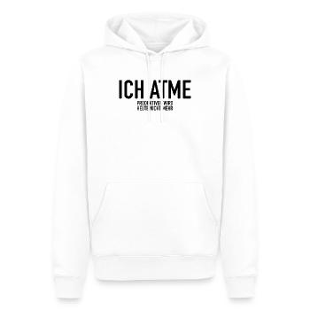 Lustiger Studenten Spruch - Männer Premium Bio Hoodie - Weiß - Vorne - Nico (187cm)