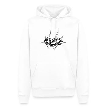 Dornen Kreis - Männer Premium Bio Hoodie - Weiß - Vorne - Nico (187cm)