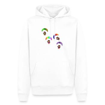 Paragliding Teddies - Männer Premium Bio Hoodie - Weiß - Vorne - Nico (187cm)