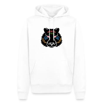 Symbol eines indischen Tigers, Kultur Indiens - Männer Premium Bio Hoodie - Weiß - Vorne - Nico (187cm)