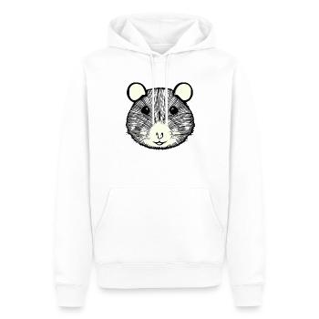 Hamster cute animal rodent animals funny pet 6 - Men’s Premium Organic Hoodie - white - Front - Nico (187cm)