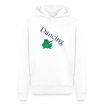 Dancing Dance Music - Men’s Premium Organic Hoodie - white - Front - Nico (187cm)