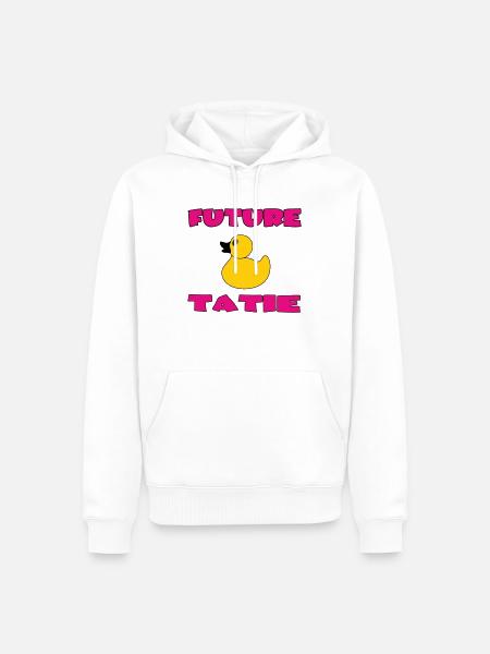 FUTURE AUNTIE AUNT - Men’s Premium Organic Hoodie - white