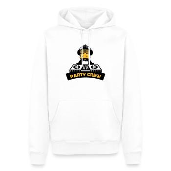 duck party crew 2 - Männer Premium Bio Hoodie - Weiß - Vorne - Nico (187cm)