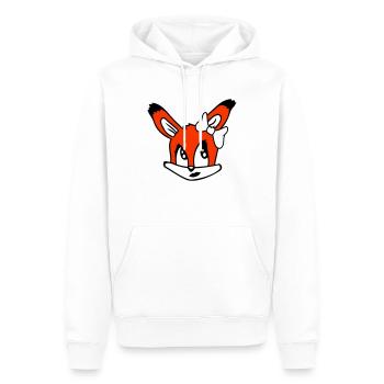 Fuchs Weiblich Mädchen Hübsche Schleife Frau Schön - Männer Premium Bio Hoodie - Weiß - Vorne - Nico (187cm)