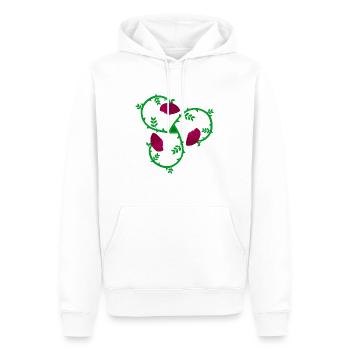 Dornentriskele Color - Männer Premium Bio Hoodie - Weiß - Vorne - Nico (187cm)