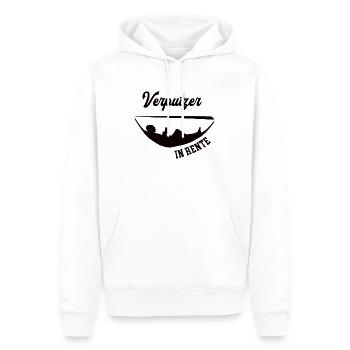 Verputzer in Rente Rentenbeginn Verputzerei Chef - Männer Premium Bio Hoodie - Weiß - Vorne - Nico (187cm)