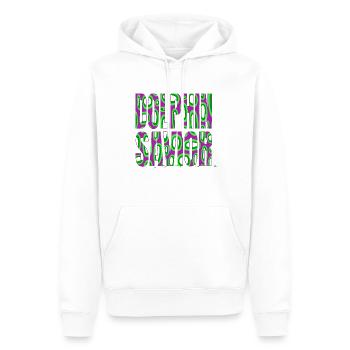 background art vegetarian animal print - Männer Premium Bio Hoodie - Weiß - Vorne - Nico (187cm)
