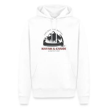 Wassersport - Männer Premium Bio Hoodie - Weiß - Vorne - Nico (187cm)
