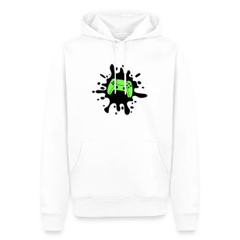 Blobs de manette de jeu de joueur - Sweat à capuche Premium bio Homme - blanc - Devant - Nico (187cm)