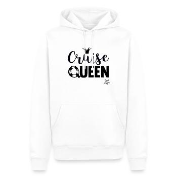 Cruise Queen Kreuzfahrt Geschenk für Frauen - Männer Premium Bio Hoodie - Weiß - Vorne - Nico (187cm)
