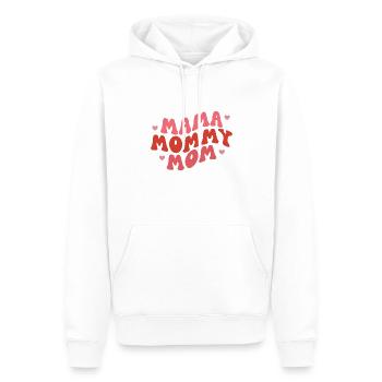 Maman Maman Maman Maman - Sweat à capuche Premium bio Homme - blanc - Devant - Nico (187cm)