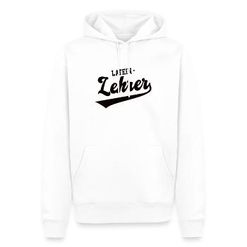 Latein Lehrer Schule Lateinlehrer Bester Teacher - Männer Premium Bio Hoodie - Weiß - Vorne - Nico (187cm)