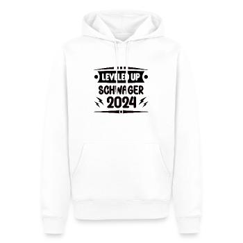 Schwager 2024 Hochzeit JGA's Junggesellenabschied - Männer Premium Bio Hoodie - Weiß - Vorne - Nico (187cm)