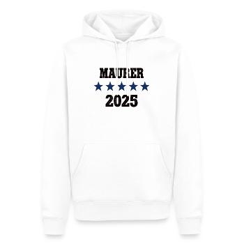 2025 Maurer Beruf Job Arbeit Lehre Ausbildung - Männer Premium Bio Hoodie - Weiß - Vorne - Nico (187cm)