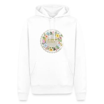 Summer Time: Die schönste Zeit des Jahres! - Männer Premium Bio Hoodie - Weiß - Vorne - Nico (187cm)