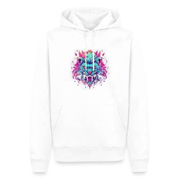 King Leon - Men’s Premium Organic Hoodie - white - Front - Nico (187cm)